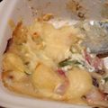 tarorine's cooksnap of when they made かぼちゃとほうれん草の味噌グラタン.