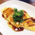 YUKIKI☆'s cooksnap of when they made 絶品★納豆オムレツの餡かけ.