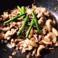 baby-chocolat's cooksnap of when they made お弁当に！豚肉の味噌マヨ炒め♪.