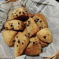 柴犬クッキー's cooksnap of when they made みそチョコくるみのスコーン♪.