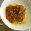 クックG68WV6☆'s cooksnap of when they made 我が家のミートソーススパゲティ.