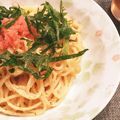 豆りえ's cooksnap of when they made たらこスパゲティ.