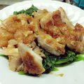 クックIQ8O7O☆'s cooksnap of when they made 鶏ももの甘辛照り焼き.