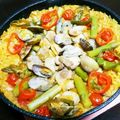 キョウタン's cooksnap of when they made 野菜ジュースでカレーパエリア.