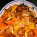 かかかげちゃん's cooksnap of when they made 肉団子の酢豚風.