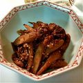 booちゃん．'s cooksnap of when they made 新ゴボウと牛肉のさっと煮.