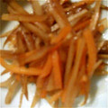 ぴかちゅ♡'s cooksnap of when they made 簡単きんぴらごぼう.