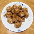 きび砂糖's cooksnap of when they made 揚げない肉団子の甘酢あんかけ.