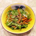 ヒトマロ's cooksnap of when they made 水菜と人参のサラダ.
