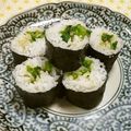 Haru Haru's cooksnap of when they made 菜の花漬けの海苔巻き ♪.