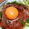 ねこぱんち☆れんだ's cooksnap of when they made 絶品！簡単！美味しいまぐろユッケ♡.