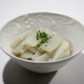 chi40's cooksnap of when they made 　☆　白うどの煮もの　☆.