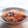 miyocom's cooksnap of when they made 濃厚★懐かしのナポリタン.