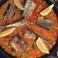 denkoちゃん's cooksnap of when they made 秋のパーティ♪秋刀魚のフライパンパエリア.