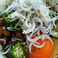 ユーロン's cooksnap of when they made ネバネバしらす丼.