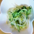 〇まなな〇's cooksnap of when they made もやしとキュウリのサジー入り中華サラダ.