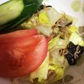まなみ518's cooksnap of when they made レタス海苔しらすサラダ.