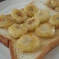 もんタロス's cooksnap of when they made ★フライパンDEバナナトースト★.