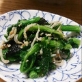 スズトモ1211's cooksnap of when they made 韓国風菜の花としらすのおひたし.