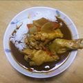 書セラピスト流香's cooksnap of when they made 手羽元のガッツリカレー♪.