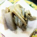 norinorizo's cooksnap of when they made 簡単！おつまみに！レンコンの素揚げ.
