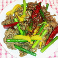 うさご's cooksnap of when they made 牛肉とにんにくの芽のオイスターソース炒め.