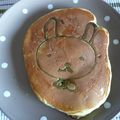 こごう's cooksnap of when they made 子供と一緒に♪お絵かきホットケーキ.