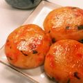 ☆あろまめこ★'s cooksnap of when they made 紅しょうがと万能ねぎのじゃがいも餅.
