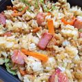 こはる・▽・'s cooksnap of when they made 塩麹ねぎ豚チャーハン.