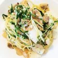 かなん02's cooksnap of when they made 水菜の消費に！シーフードと水菜のパスタ♪.