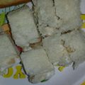 ポポポポポフィ〜♡'s cooksnap of when they made 離乳食中期☆バナナヨーグルトサンド.