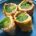 すぽちゃん's cooksnap of when they made ほうれん草巻き☆さくふわトンカツ♪.