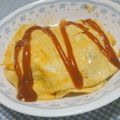 ちびほっぺ's cooksnap of when they made ふわふわオムライスを簡単に手作りで！.