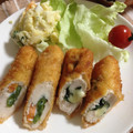 かょチン's cooksnap of when they made いんげんとチーズのささみロールカツ♪.