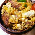 くまちーこ's cooksnap of when they made 揚げ物をリメイク！簡単たまご閉じ煮.
