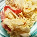maisun's cooksnap of when they made じゃがいもと卵のサラダ.