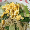 nejirushi's cooksnap of when they made もやしとチンゲン菜炒め半熟炒り卵をのせて.