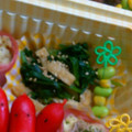 rr6860's cooksnap of when they made 超簡単！ほうれん草と油揚げのお浸し.