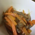 テヨン1's cooksnap of when they made こんにゃくと人参の味噌きんぴら☆.