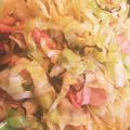 tako6145's cooksnap of when they made キャベツとベーコンの塩昆布炒め.