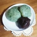 かおpon's cooksnap of when they made 春の香り♪簡単よもぎ団子.