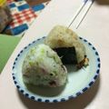 08261010's cooksnap of when they made ヘルシー～じゃこと大根葉のおにぎり.