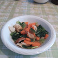 オレンジリング's cooksnap of when they made ちくわと小松菜の煮物(レンジ).