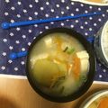 ともぱんたから's cooksnap of when they made 柚子胡椒で☆さつまいもと玉ねぎのお味噌汁.