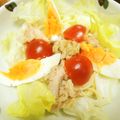 TYSK's cooksnap of when they made シーチキンとサラスパの彩りサラダ.