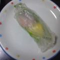 亜久里's cooksnap of when they made 海老とパイナップルのタイ風生春巻き.