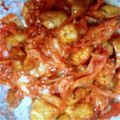 くぅﾁｬﾝ♪'s cooksnap of when they made つまみに鶏皮キムチ.