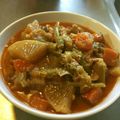 はるとニモdaddy's cooksnap of when they made 鶏、大根、ねぎのピリ辛煮.
