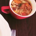 あやかんぼ☆'s cooksnap of when they made ランチに　鶏肉　玉ねぎ　コンソメスープ♪.