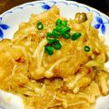 arisa626tw's cooksnap of when they made 鳥もも肉としめじのミゾレソース.